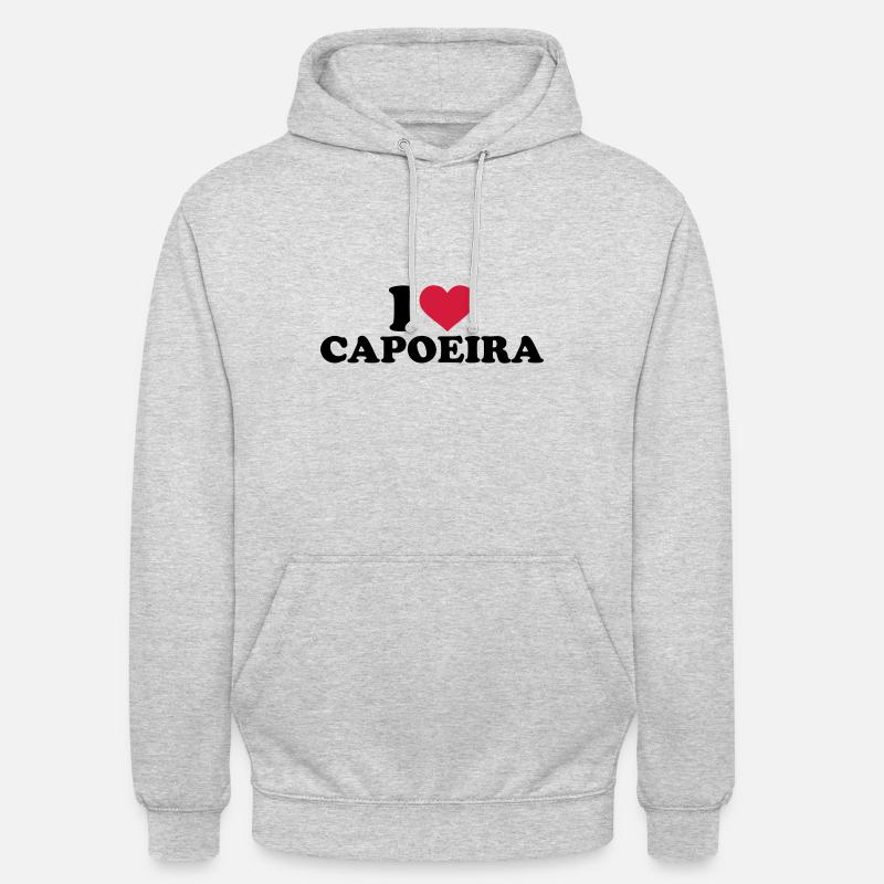 Capoeira - Sweat-shirt à capuche unisexe - gris clair chiné