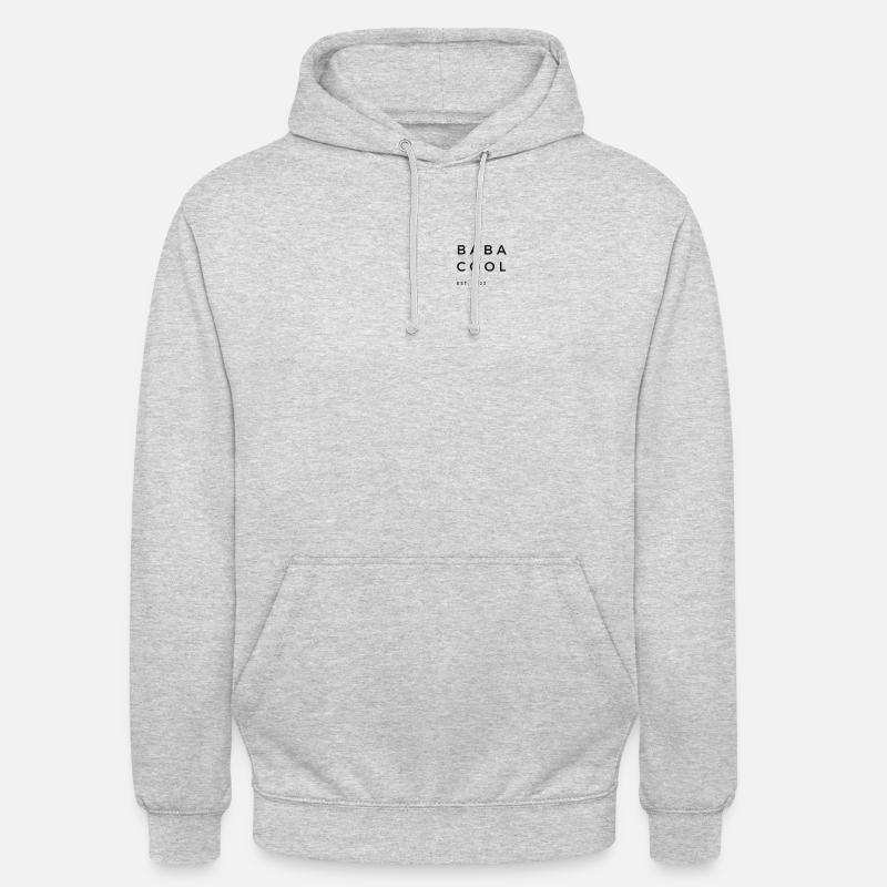 Baba Cool - Sweat-shirt à capuche unisexe - gris clair chiné