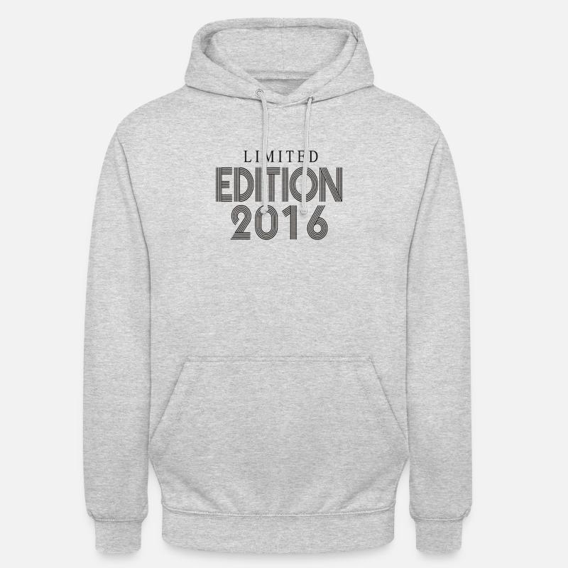Édition limitée 2016 - Sweat-shirt à capuche unisexe - gris clair chiné