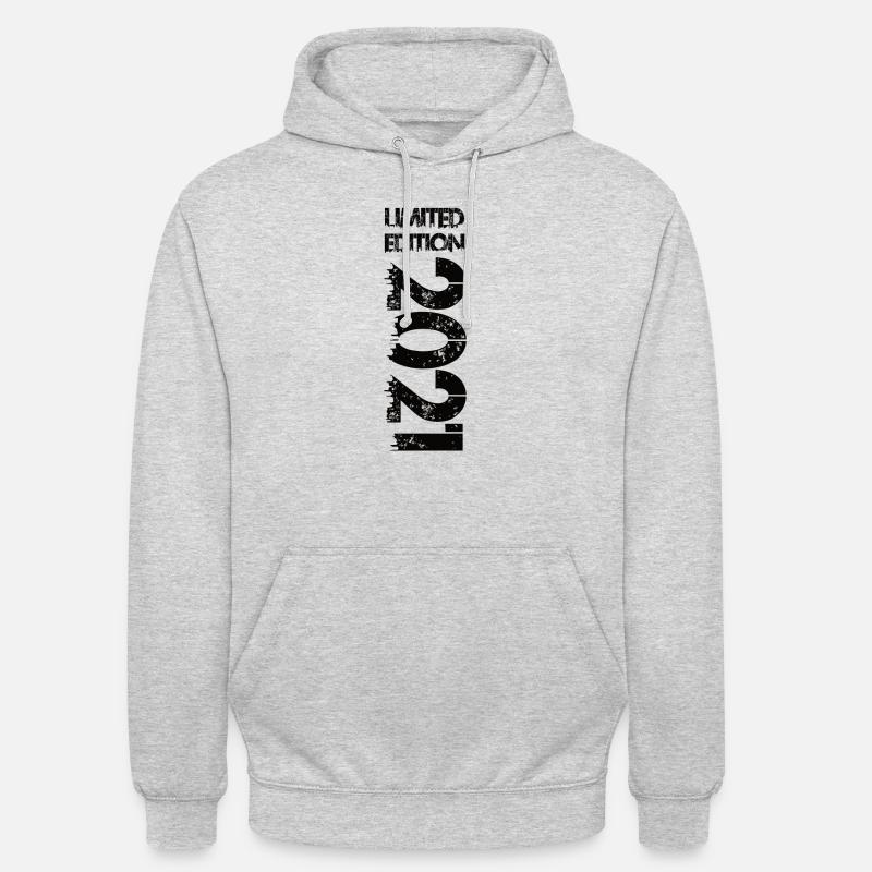 Édition limitée 2021 - Sweat-shirt à capuche unisexe - gris clair chiné