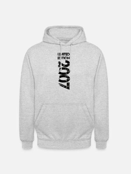 Limited Edition 2007 - Unisex Hoodie - Hellgrau meliert