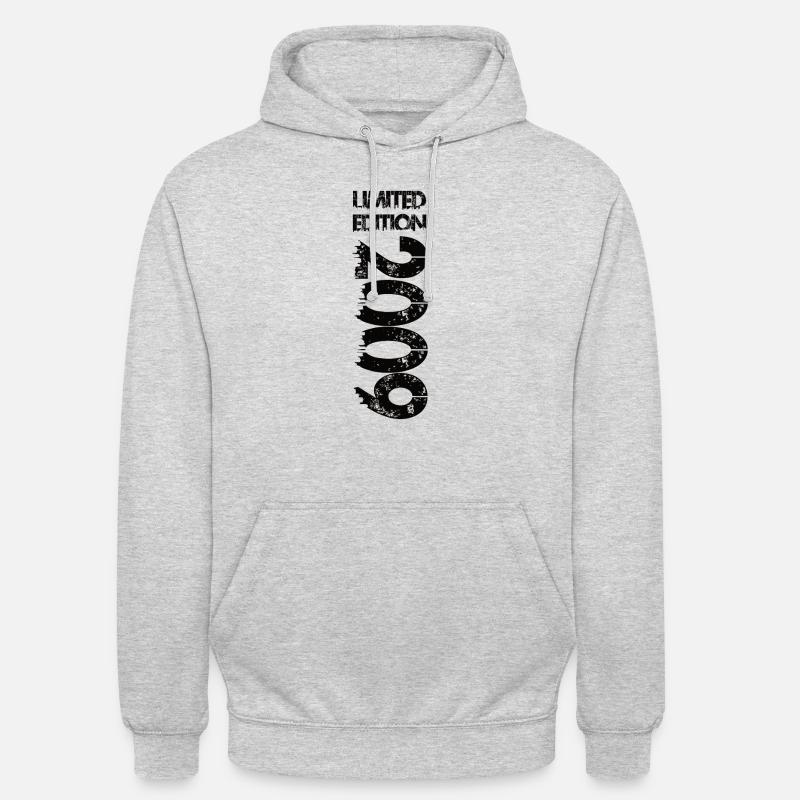 Édition limitée 2009 - Sweat-shirt à capuche unisexe - gris clair chiné