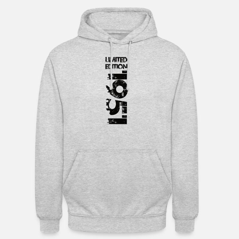 Édition limitée 1951 - Sweat-shirt à capuche unisexe - gris clair chiné