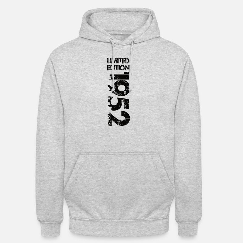 Édition limitée 1952 - Sweat-shirt à capuche unisexe - gris clair chiné