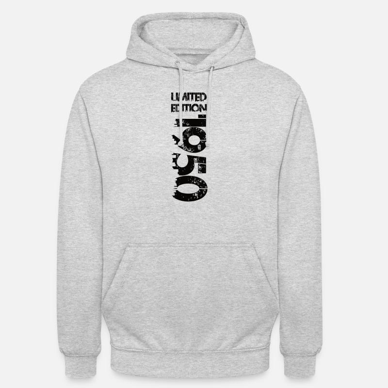 Édition limitée 1950 - Sweat-shirt à capuche unisexe - gris clair chiné