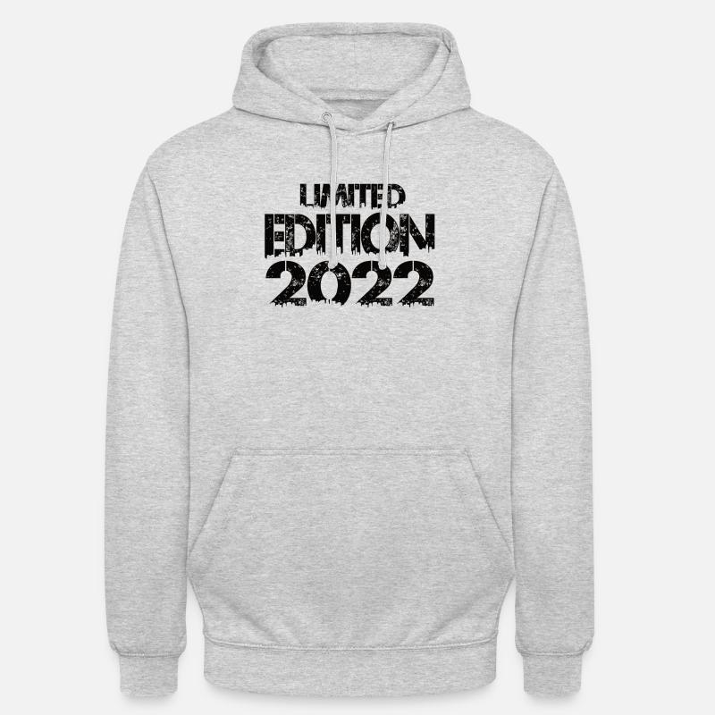 Édition limitée 2022 - Sweat-shirt à capuche unisexe - gris clair chiné