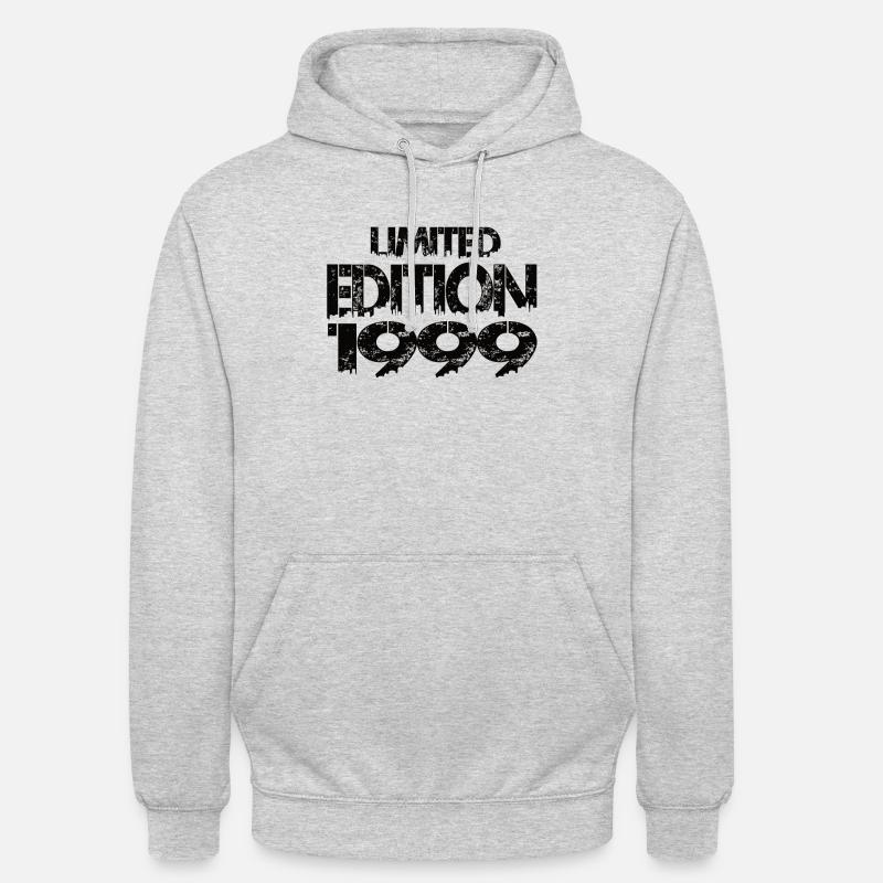 Édition limitée 1999 - Sweat-shirt à capuche unisexe - gris clair chiné