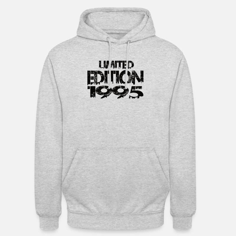 Édition limitée 1995 - Sweat-shirt à capuche unisexe - gris clair chiné