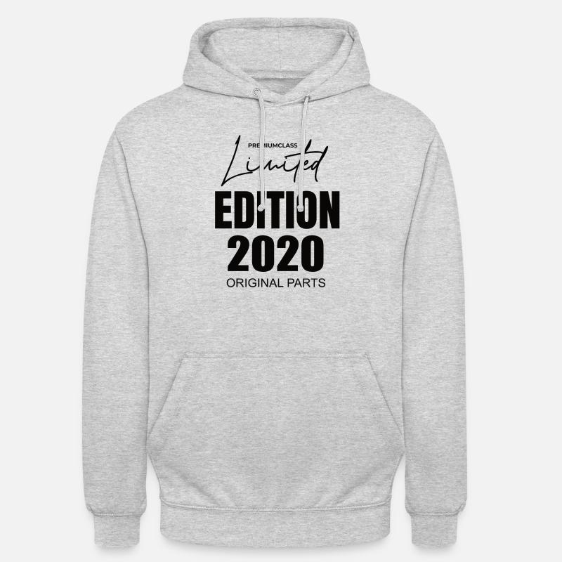 Édition limitée 2020 - Sweat-shirt à capuche unisexe - gris clair chiné