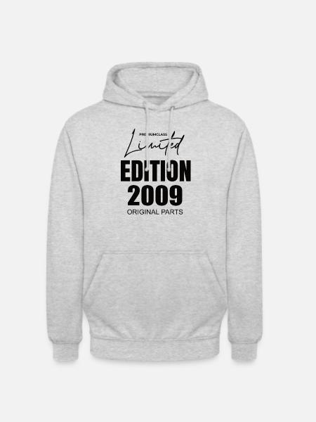 Édition limitée 2009 - Sweat-shirt à capuche unisexe - gris clair chiné