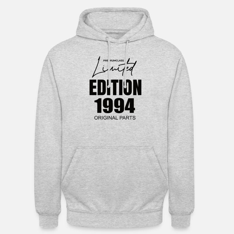 Édition limitée 1994 - Sweat-shirt à capuche unisexe - gris clair chiné