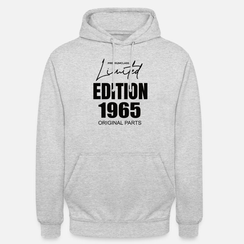 Édition limitée 1965 - Sweat-shirt à capuche unisexe - gris clair chiné