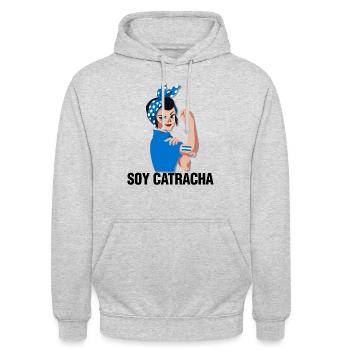 Honduras Women's Soy Catracha - Unisex Hoodie - light heather grey - Front - Alina (178cm) & Michal (187cm)