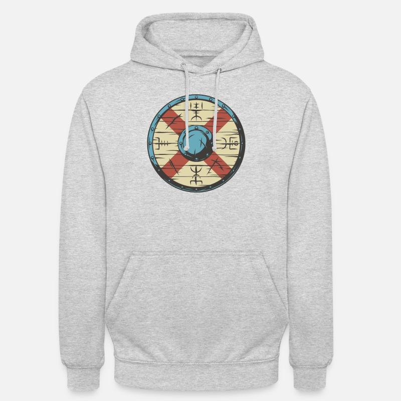 Viking Shield - Unisex Hoodie - light heather grey