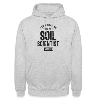 Soil Scientist Job Occupation - Unisex Hoodie - light heather grey - Front - Alina (178cm) & Michal (187cm)