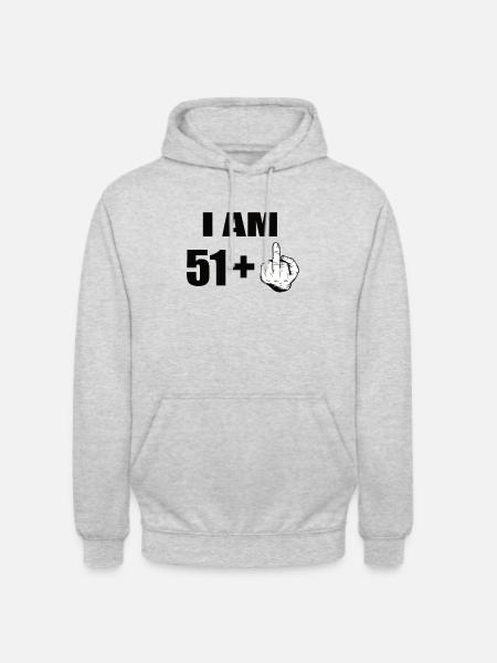 52nd birthday - Unisex Hoodie - light heather grey