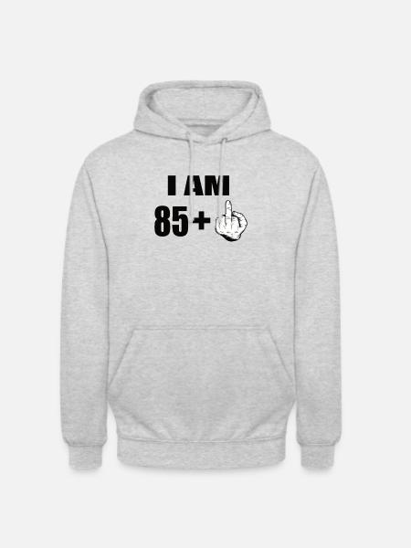 86th birthday - Unisex Hoodie - light heather grey