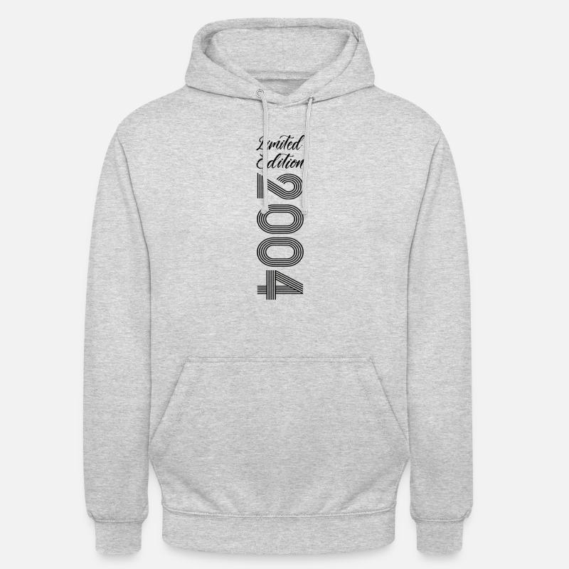 Édition limitée 2004 - Sweat-shirt à capuche unisexe - gris clair chiné
