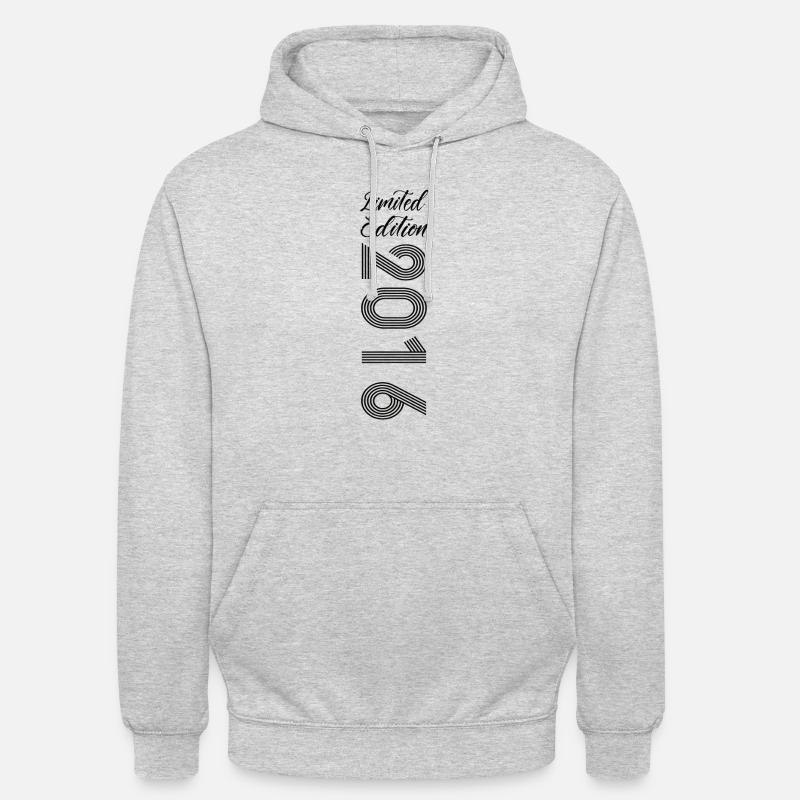 Edition Limitée 2016 - Sweat-shirt à capuche unisexe - gris clair chiné