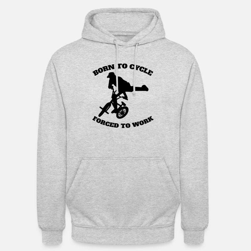 Vélo Vélo VTT Tour - Sweat-shirt à capuche unisexe - gris clair chiné