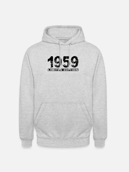 Limited Edition 1959 - Unisex Hoodie - Hellgrau meliert