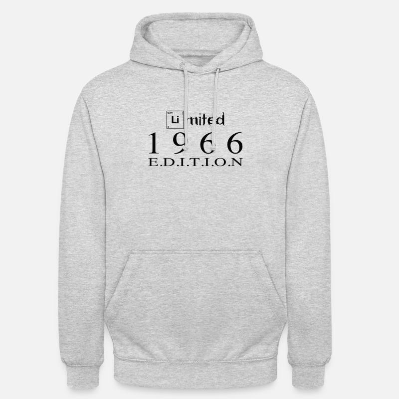 Édition limitée 1966 - Sweat-shirt à capuche unisexe - gris clair chiné