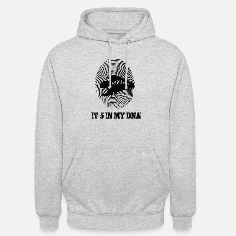 Entraîne son dans mon ADN - Sweat-shirt à capuche unisexe - gris clair chiné