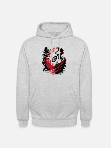 MBR mountain biker - Unisex Hoodie - light heather grey