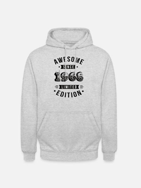Awesome Since 1968 Limited Edition - Unisex Hoodie - Hellgrau meliert