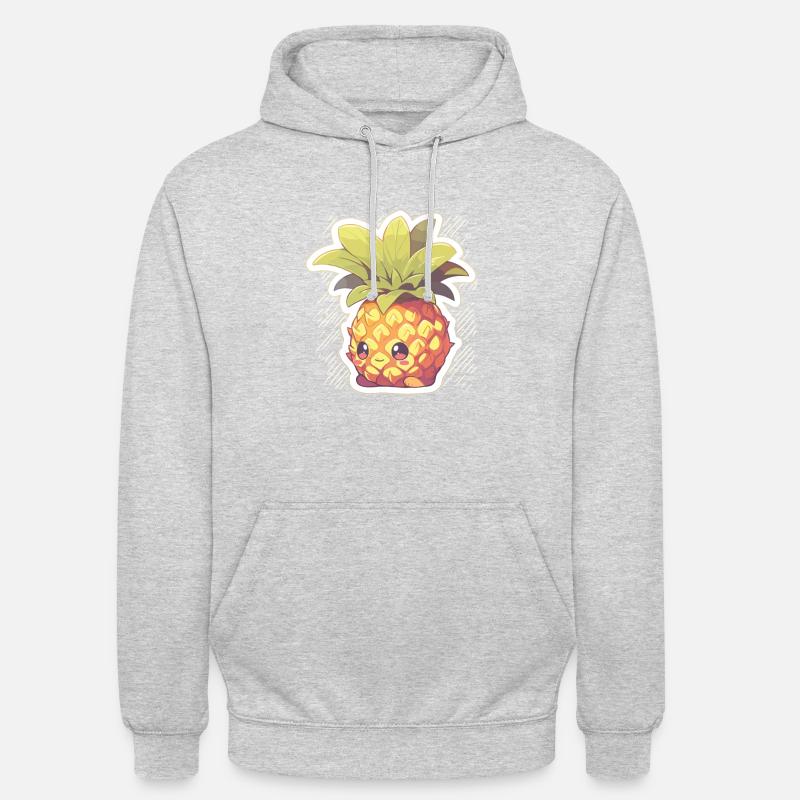 Pineapple Plant Pineapple Fruit Fruit - Unisex Hoodie - light heather grey