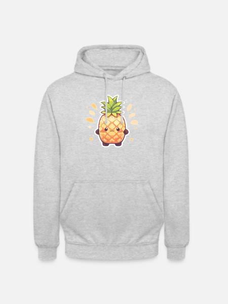 Pineapple Plant Pineapple Fruit Fruit - Unisex Hoodie - light heather grey