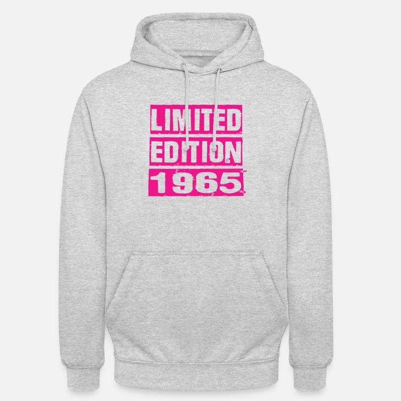 Édition limitée 1965 - Sweat-shirt à capuche unisexe - gris clair chiné