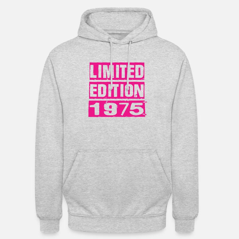 Édition limitée 1975 - Sweat-shirt à capuche unisexe - gris clair chiné