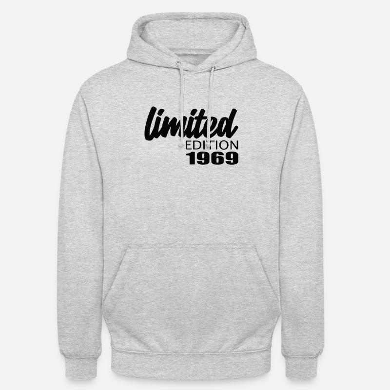 Édition limitée 1969 - Sweat-shirt à capuche unisexe - gris clair chiné