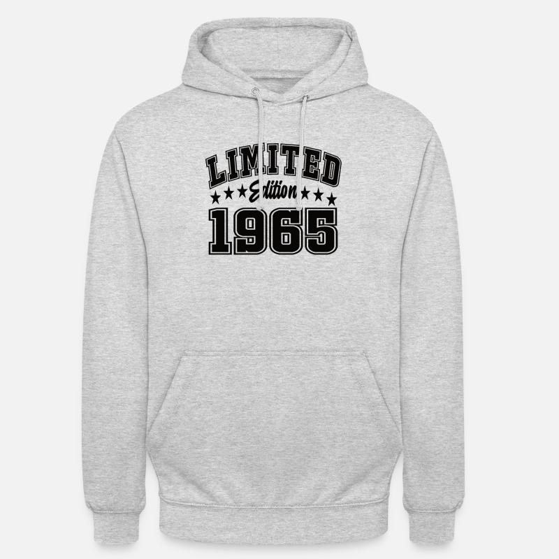 Édition limitée 1965 - Sweat-shirt à capuche unisexe - gris clair chiné