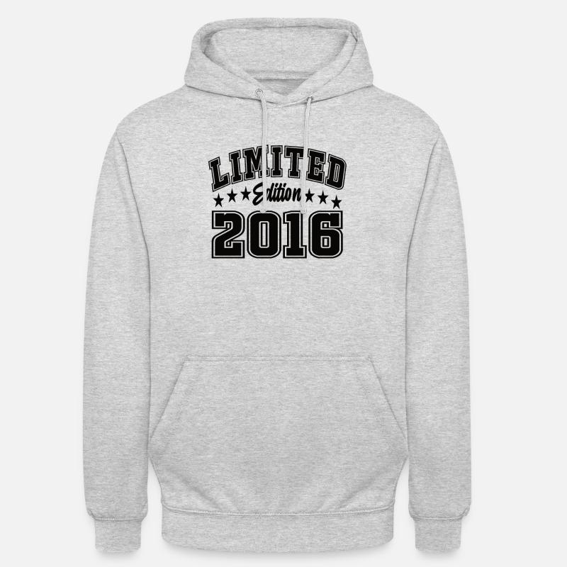 Édition limitée 2016 - Sweat-shirt à capuche unisexe - gris clair chiné