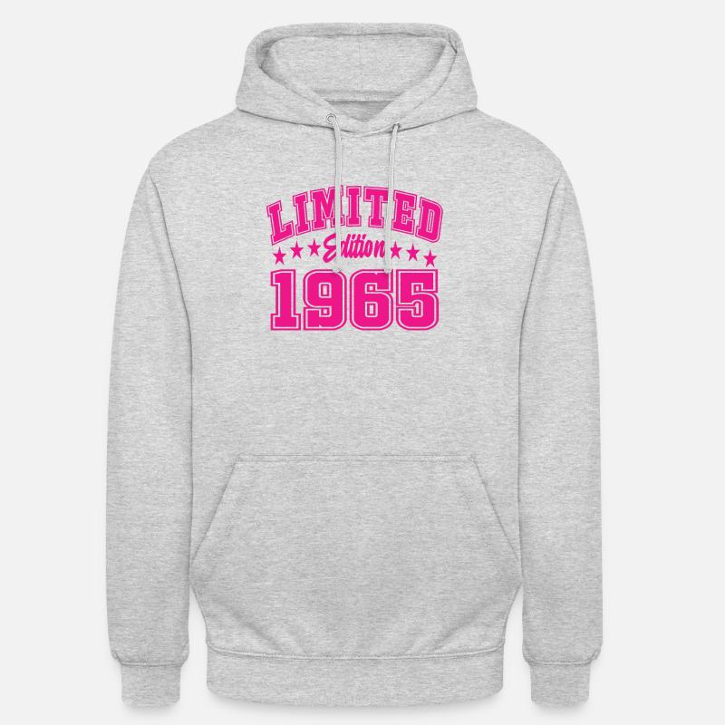 Édition limitée 1965 - Sweat-shirt à capuche unisexe - gris clair chiné