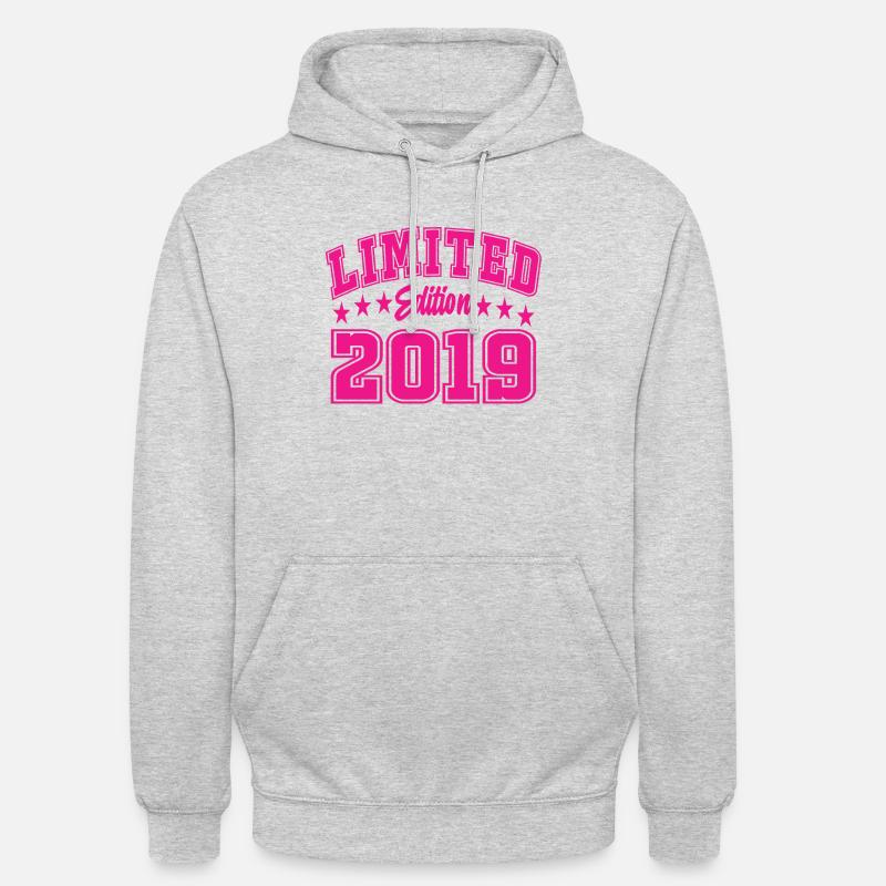 Édition limitée 2019 - Sweat-shirt à capuche unisexe - gris clair chiné