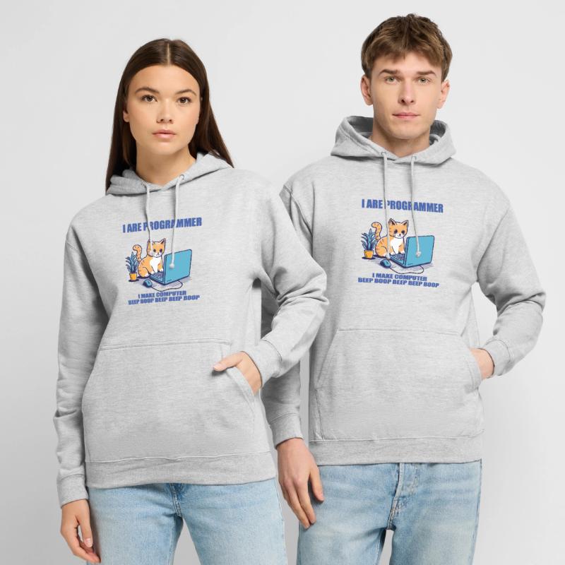 Ich bin Programmierer, Arbeitskatze Unisex Hoodie