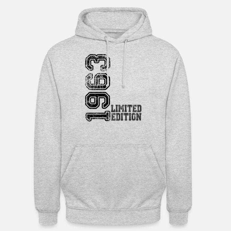 Édition limitée 1963 - Sweat-shirt à capuche unisexe - gris clair chiné