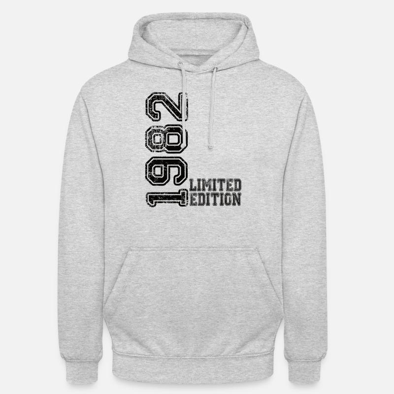 Édition limitée 1982 - Sweat-shirt à capuche unisexe - gris clair chiné