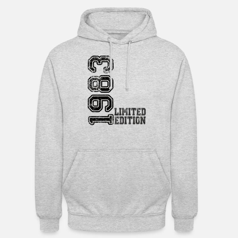 Édition limitée 1983 - Sweat-shirt à capuche unisexe - gris clair chiné