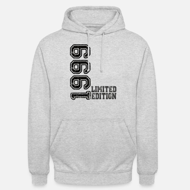 Édition limitée 1999 - Sweat-shirt à capuche unisexe - gris clair chiné