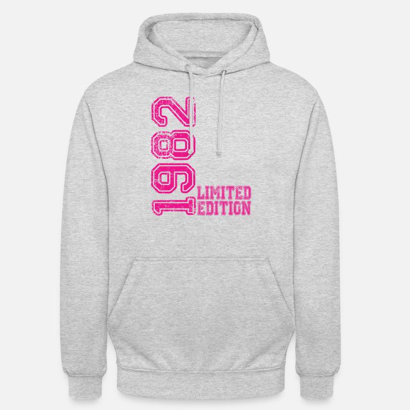 Édition limitée 1982 - Sweat-shirt à capuche unisexe - gris clair chiné