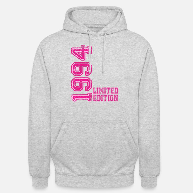 Édition limitée 1994 - Sweat-shirt à capuche unisexe - gris clair chiné