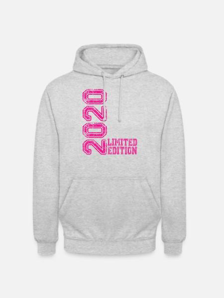 Édition limitée 2020 - Sweat-shirt à capuche unisexe - gris clair chiné