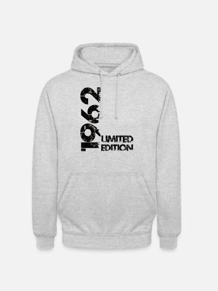 Édition limitée 1962 - Sweat-shirt à capuche unisexe - gris clair chiné