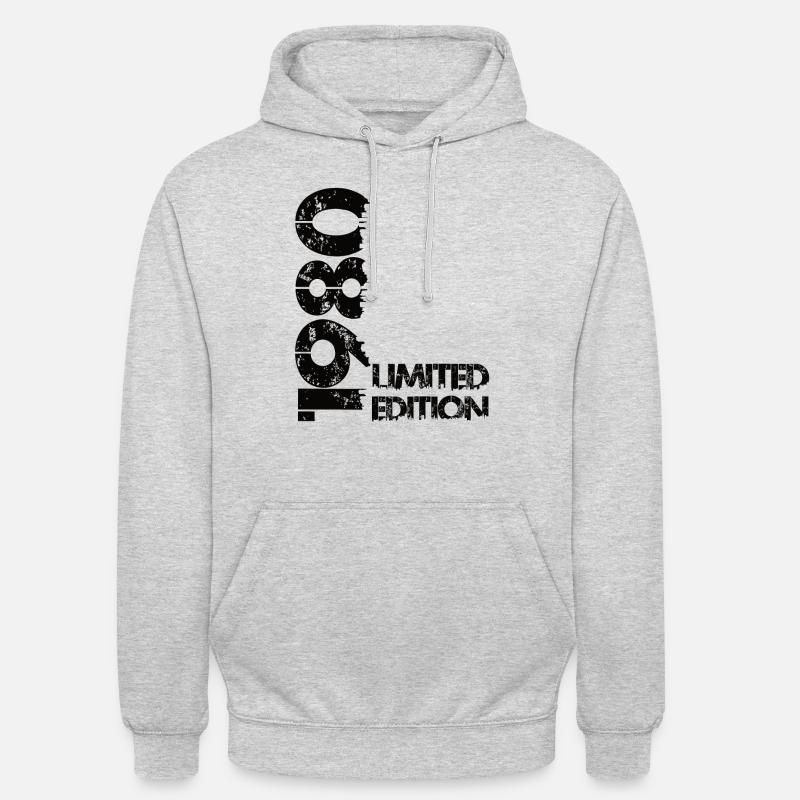 Édition limitée 1980 - Sweat-shirt à capuche unisexe - gris clair chiné