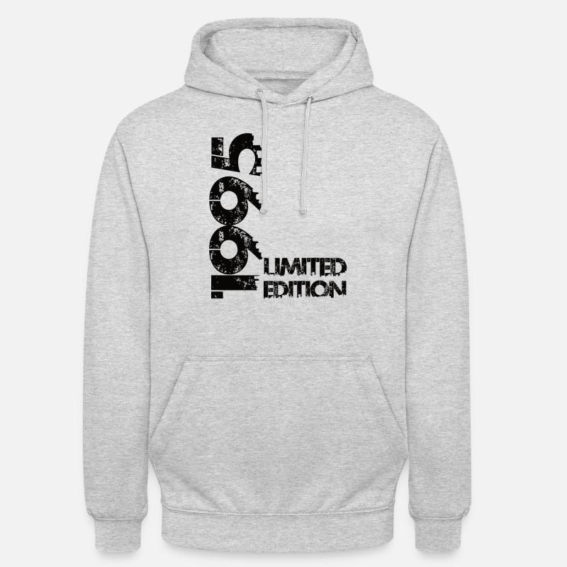 Edition limitée 1995 - Sweat-shirt à capuche unisexe - gris clair chiné
