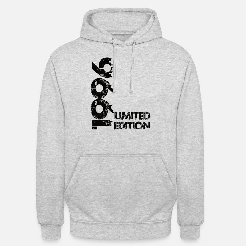 Edition limitée 1996 - Sweat-shirt à capuche unisexe - gris clair chiné